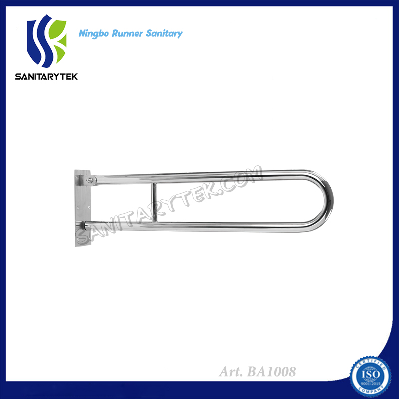 Складной двойной поручень из нержавеющей стали