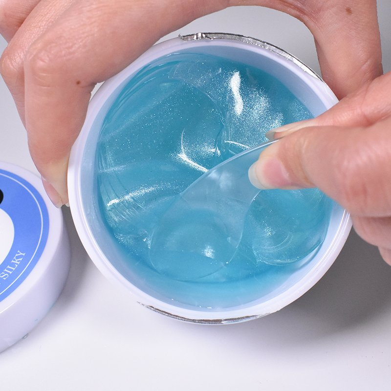 Wholesale Factory Price Remove Dark Circlels Anti-Aging Hydrogel Blue Collagen Nourishing Eye Gel Mask