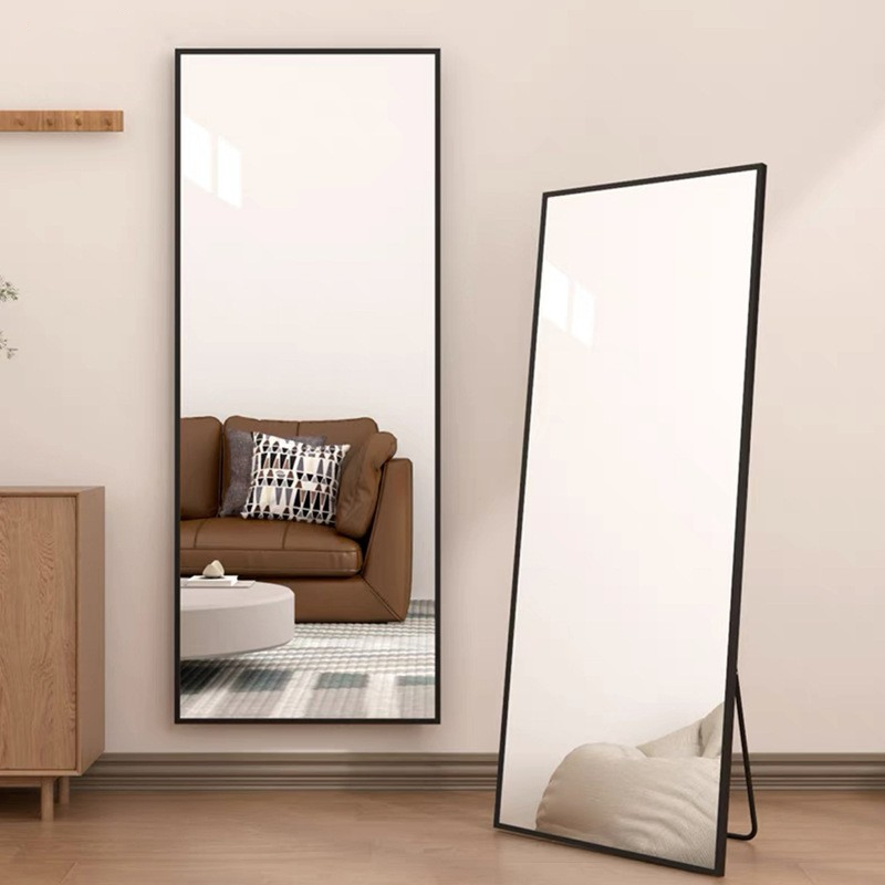Full-Length Mirror Universal Wheels for Freedom of Movement
