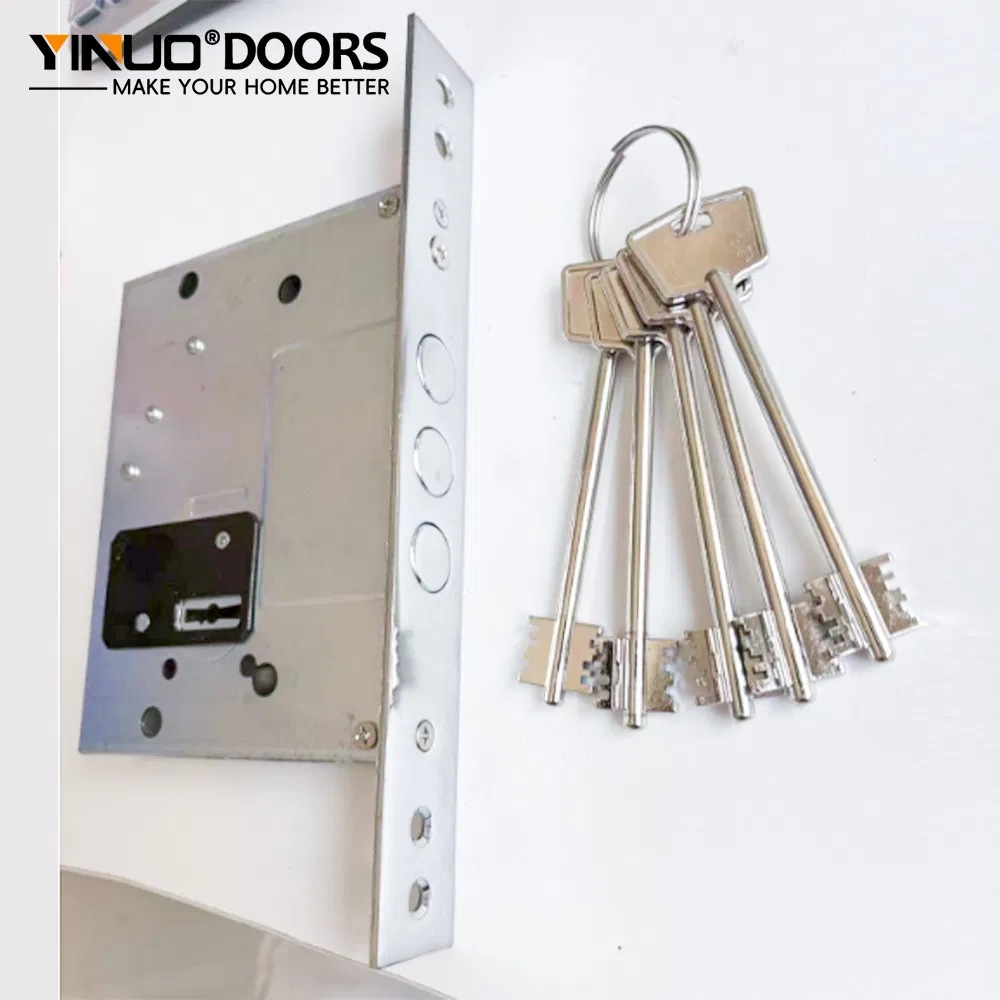 Commercial Grade Russian Door Lock: High Traffic Handle Cylinder, 6068 Split Body, Auxiliary Plates
