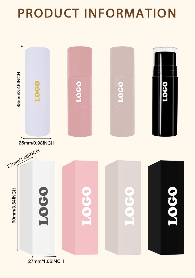 Private Label Makeup Foundation Face Concealer Cream Bronzer Contour Stick with Brush