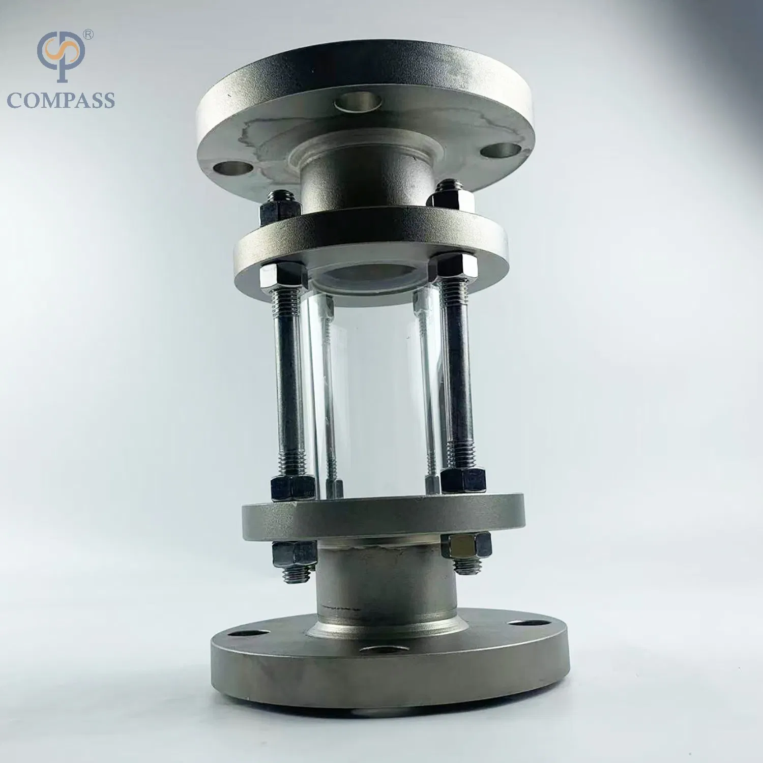Sanitary Stainless Steel Flanged Ends Sight Glass with Lined PTFE