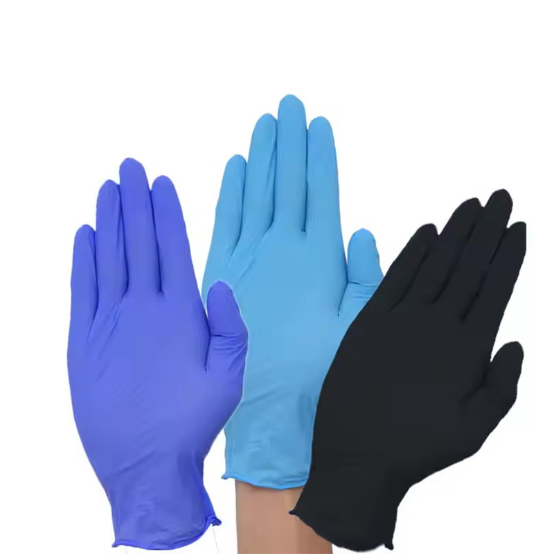 China Factory Direct Wholesale Disposable Nitrile Examination Gloves Safety Protective Nitrile Gloves