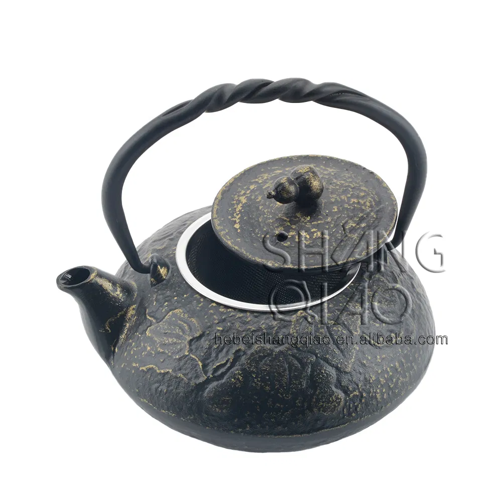 Чугунный чайник с крышкой-горлянкой, 550 мл