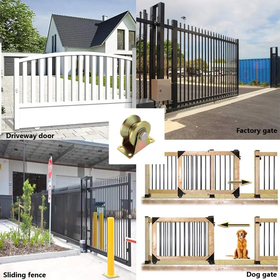 Heavy Duty Sliding Gate Roller Wheels Bearing