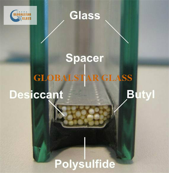 Lowe Double Glazing Glass/Igu Glass/High Performing Glass for Curtain Wall