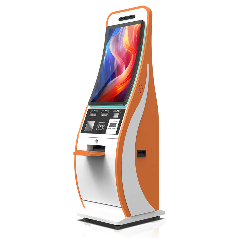 Floor Stand Ordering Payment Kiosk Kfc Mcdonalds Payment Machine 32"