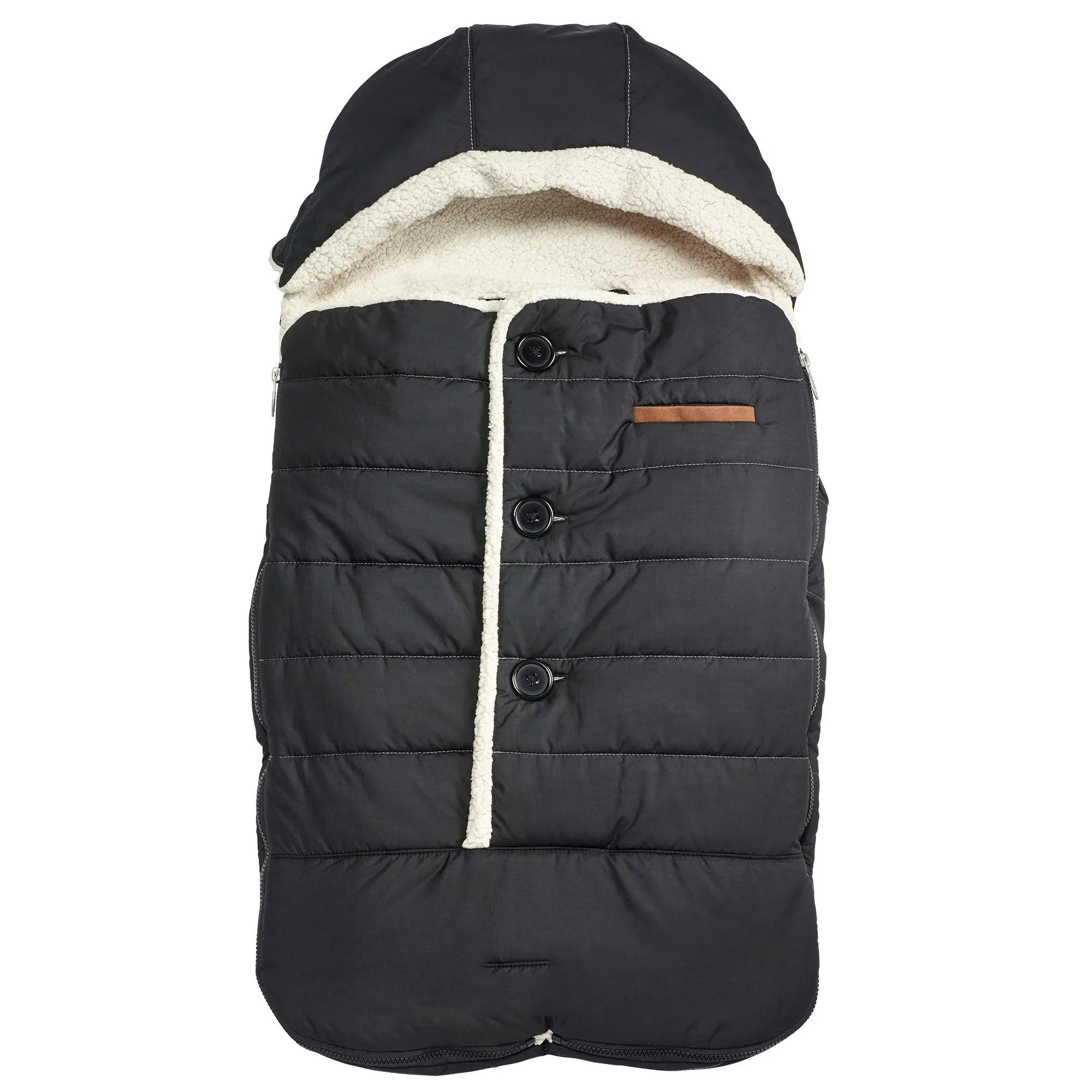 Great Quality Weather Resistant Carrier Cover Winter Baby Essentials Black Bunting Bag