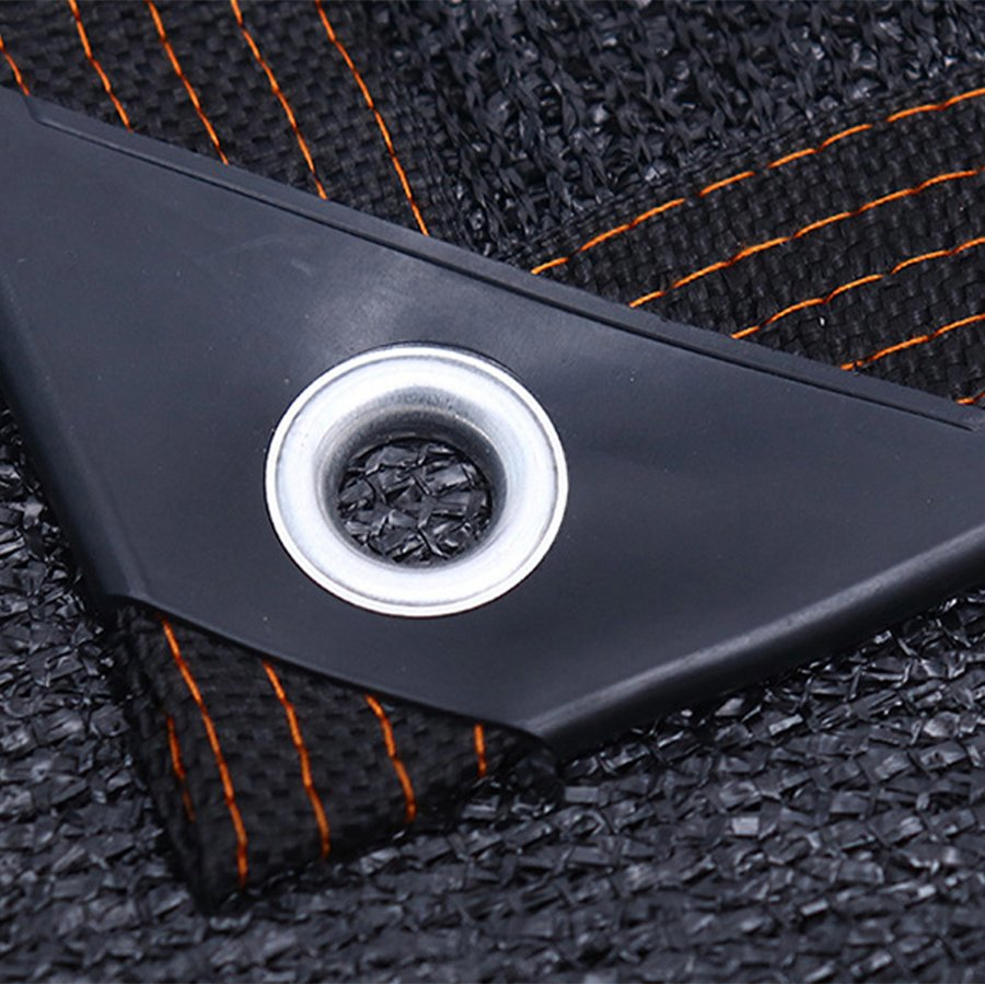 Затеняющая сетка черная усиленная для парковки и сада