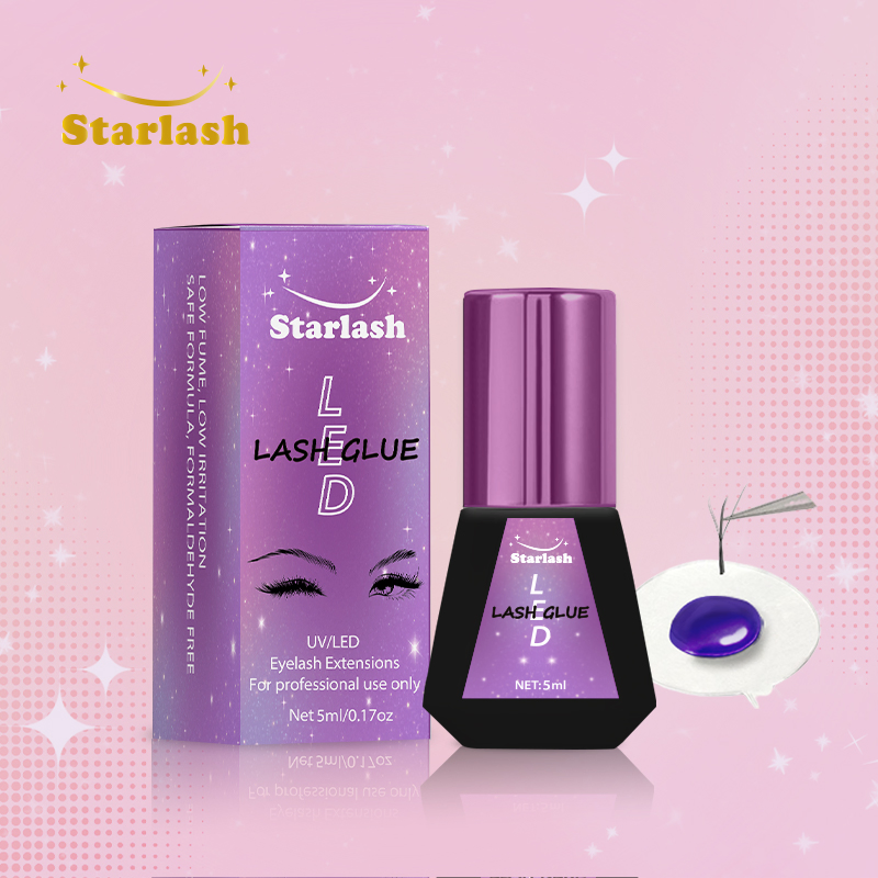 Custom Logo UV Lash Extension Glue Non Irritation or Allergic Lash Glue for Lashes