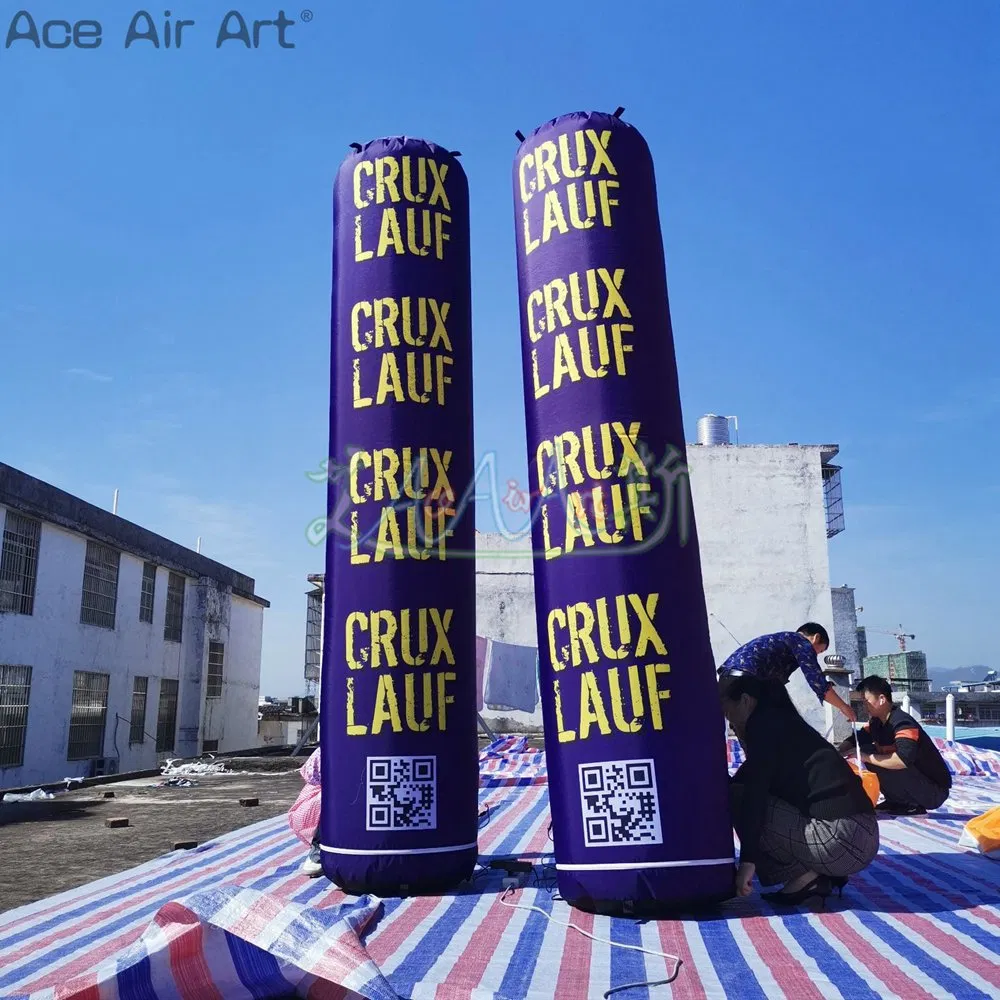 Custom Giant Inflatable Marker Pillars Column for Outdoor Promotion Event Decor