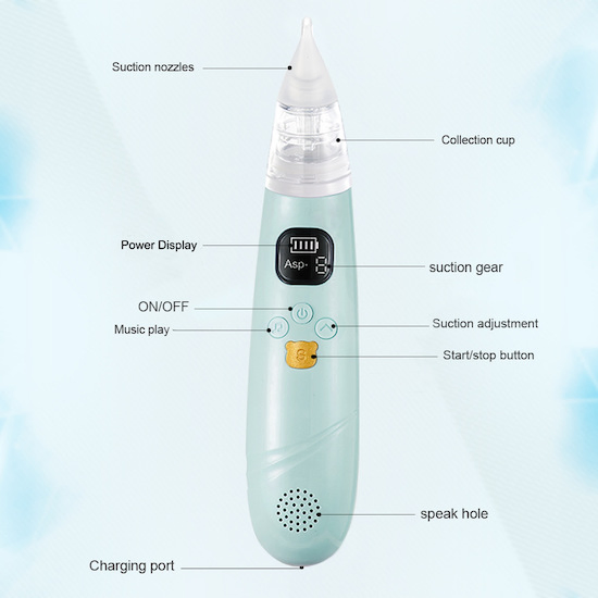 Ultimate Baby Cleaning Supplies Set with Electric Nasal Aspirator