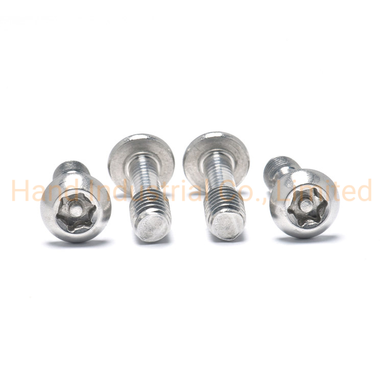 Винты прижимные Torx с пуговичной головкой A2/A4