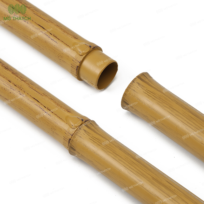 Diameter 17, 26, 36, 48, 68, 80, 100mm Fireproof Synthetic Plastic Bamboo Poles Stick Stake Canes