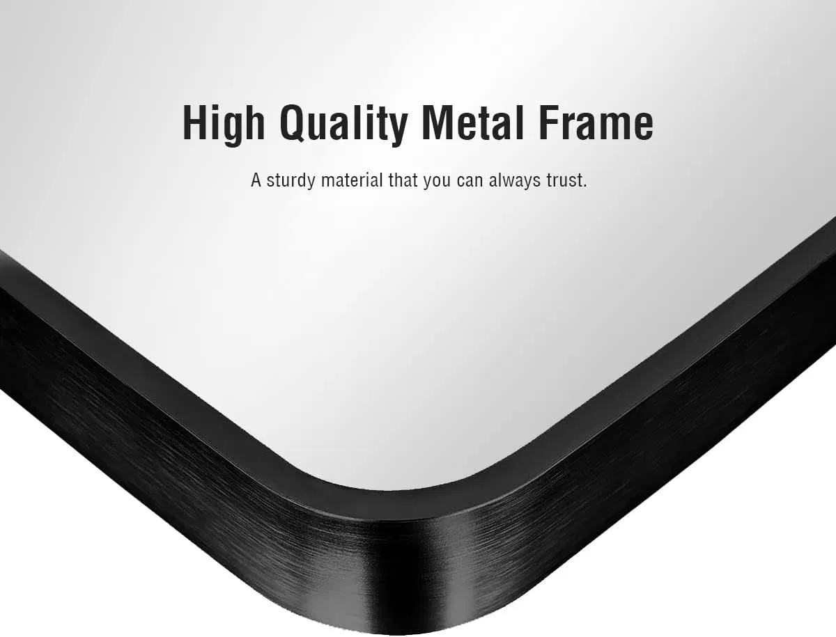 Arched Full Length Mirror Floor Mirrors with Aluminum Alloy Metal Frame Free-Standing Wall Mounted or Leaning Large Bedroom Dressing Mirror Modern
