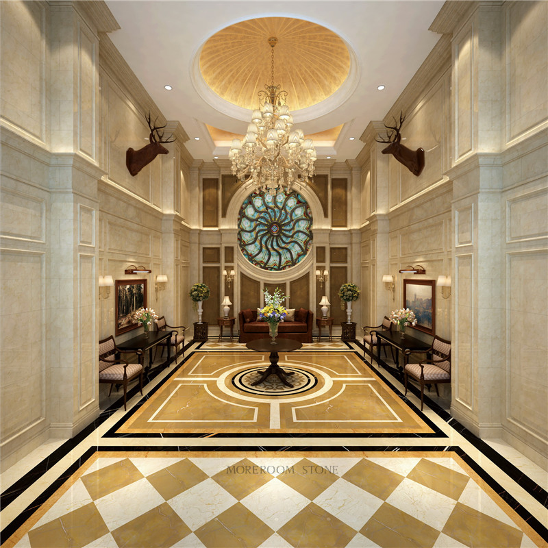 New Design Luxury 32X32 Golden Tile Ceramic Floor