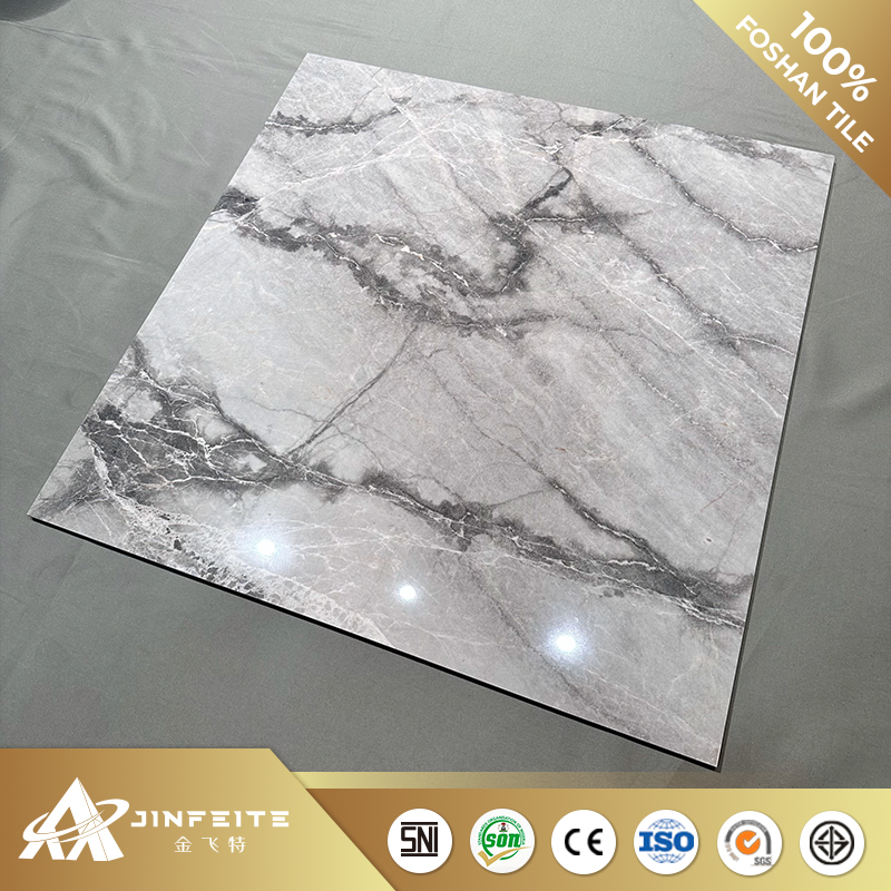 Beige Color Glossy Marble Tile 60X60cm Wholesale Price for Resell and Project