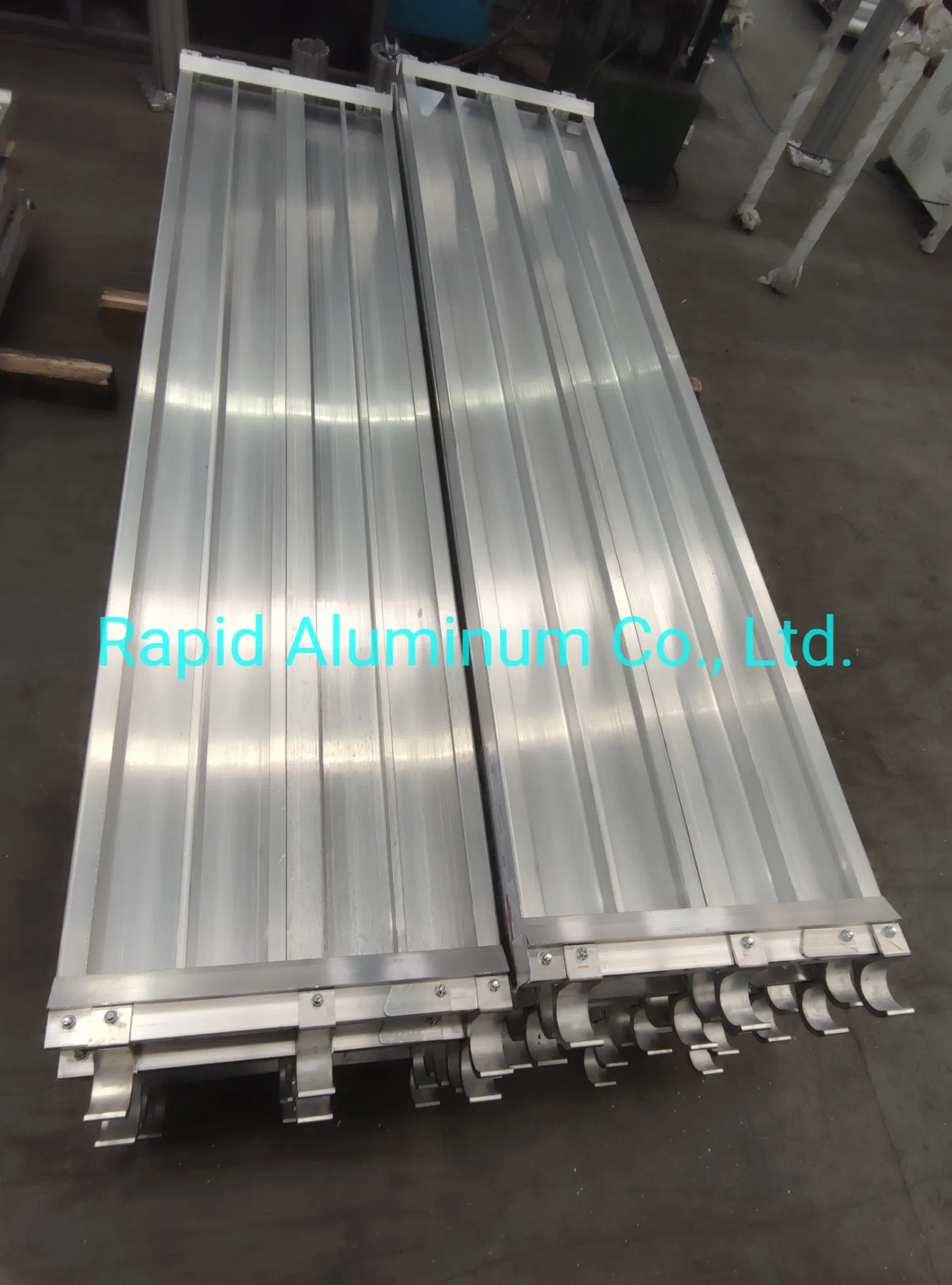 19" Wide Aluminum Scaffold Plank for Layher Ringlock Scaffolding Shore Post