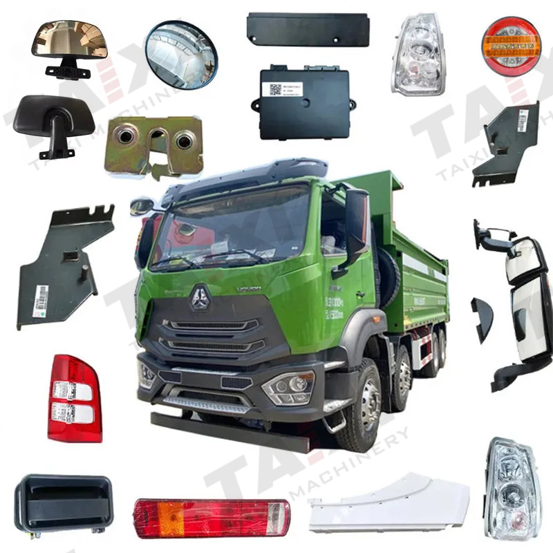 Sinotruk HOWO 371/375 Weichai WD615 Dump Truck Engine and Body Parts for A7, T7, T7H, T5G