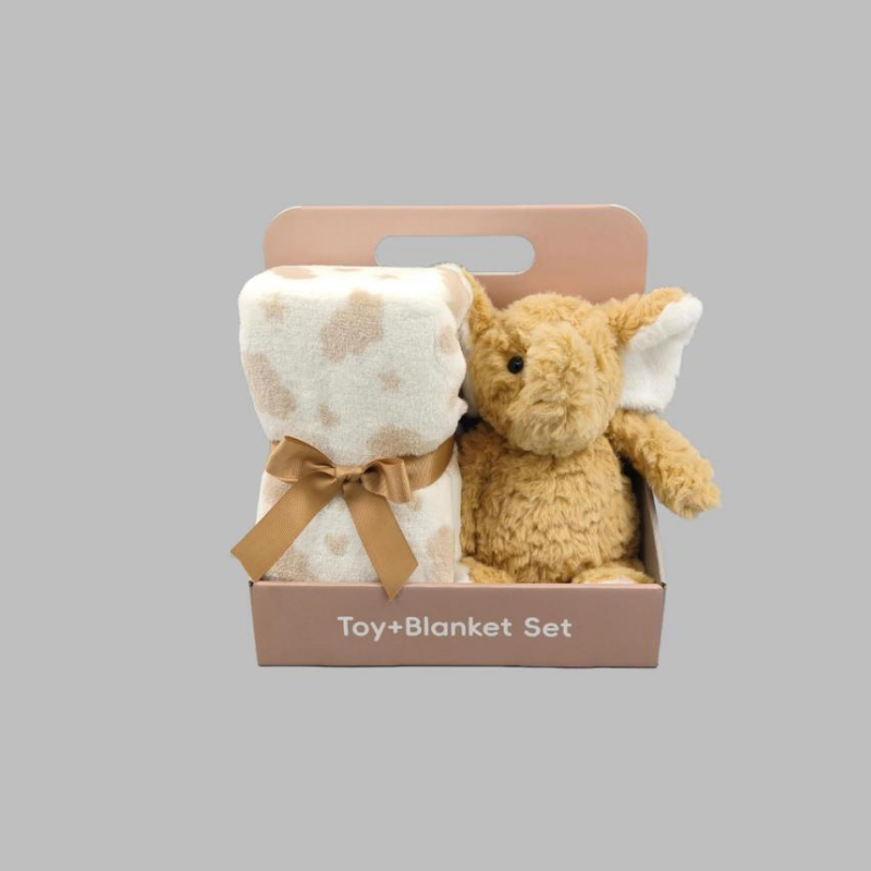 Wholesale Animal Toys with Blanket Cozy Plush Baby Security Blanket Loveys for Baby Girls Boys Animal Face