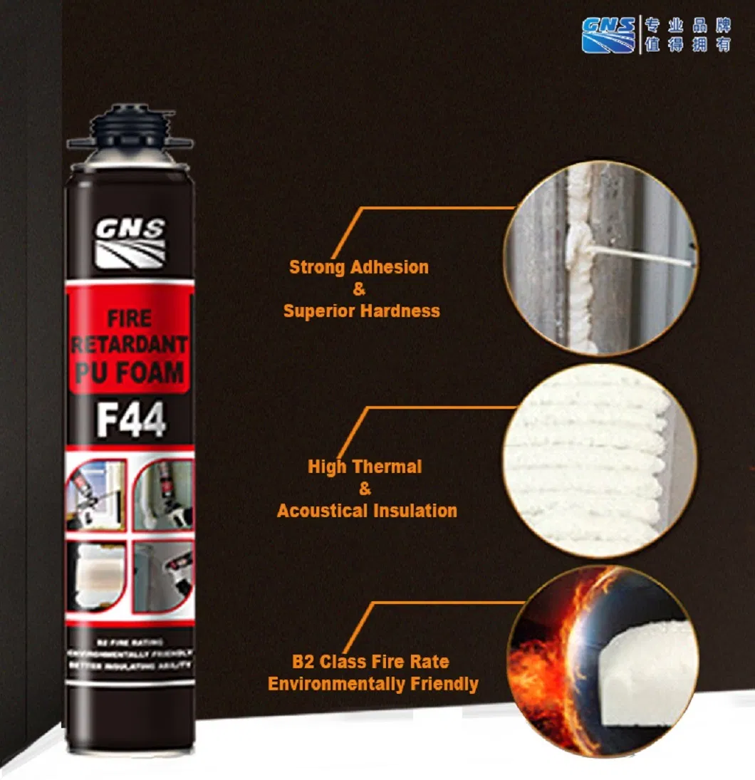 B2 Fire Resistance PU Foam for Large Building or Fireproof Doors
