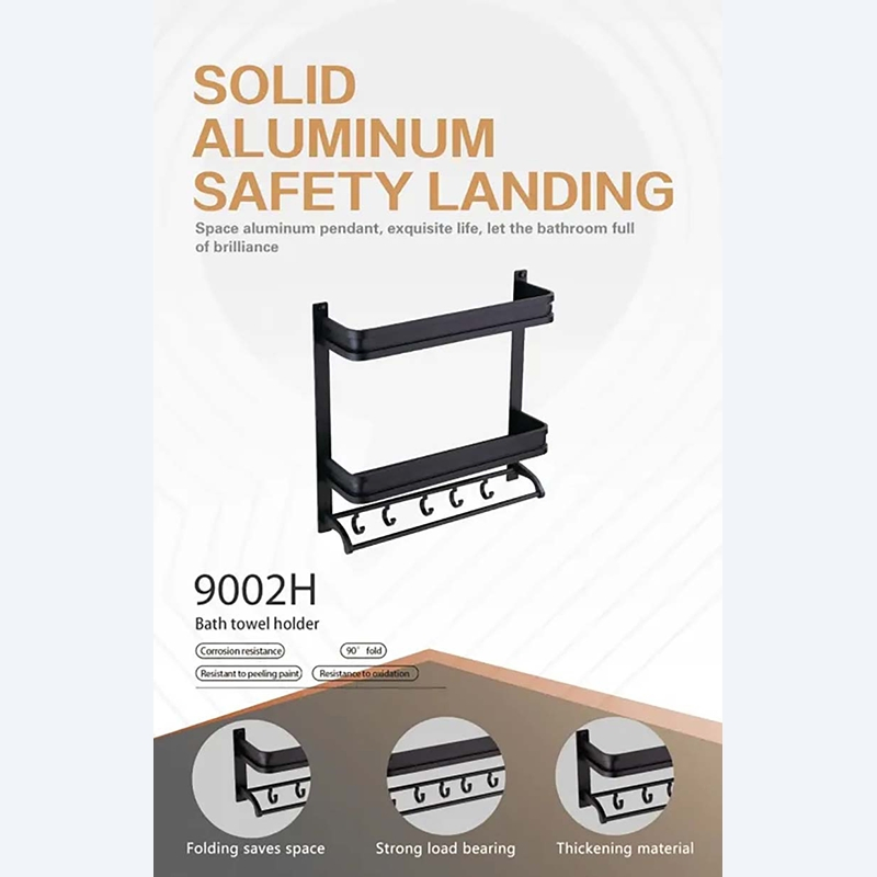 Stylish Wall Mounted Shower Caddy for Efficient Bathroom Storage