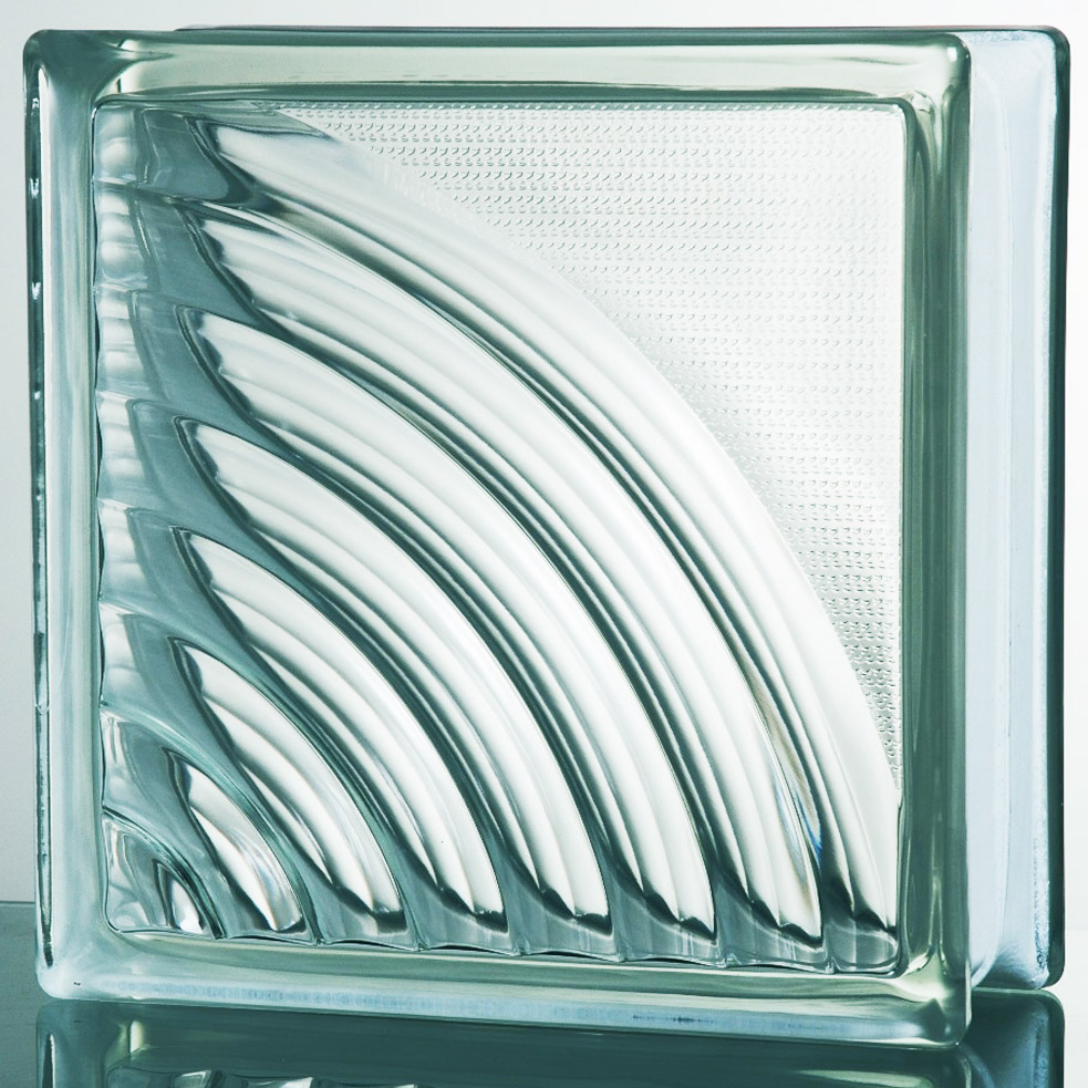 High Quality Best Price 190*190*80mm Clear Patterns Hollow Glass Block/Brick