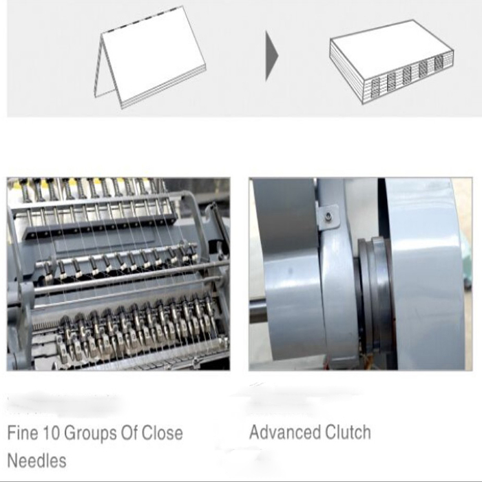 High Speed Semi-Automatic Paper Book Sewing Machine Zm-Sx460A for Sale