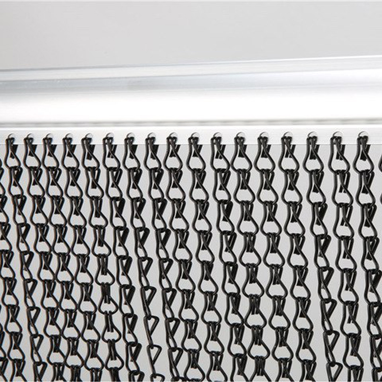 Decorative Metal Mesh Aluminum Chain Link Curtain Metal Mesh Curtain for Space Divider