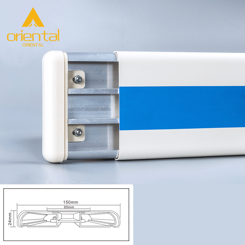 Поручень антиударный ПВХ для коридоров 200 мм