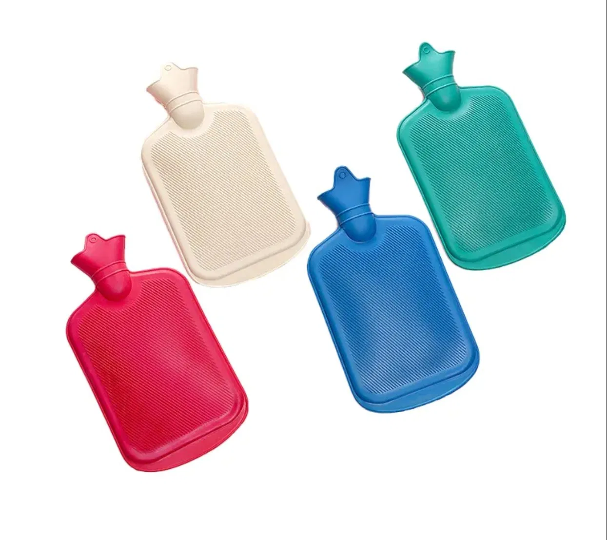 Hot Selling Cheap Rubber Hot Water Bottle Heat Therapy 2000ml Hot Water Bag with Fleece Cover