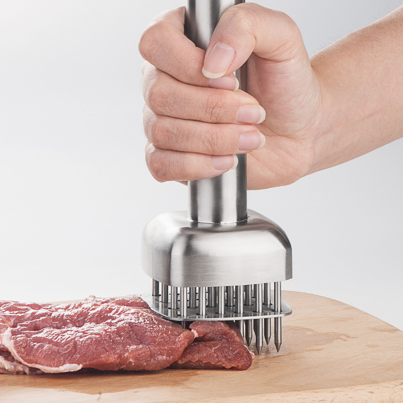 Household Stainless Steel Meat Needle Meat Tenderizer for Pork Chicken Wings Steak Meat Tools