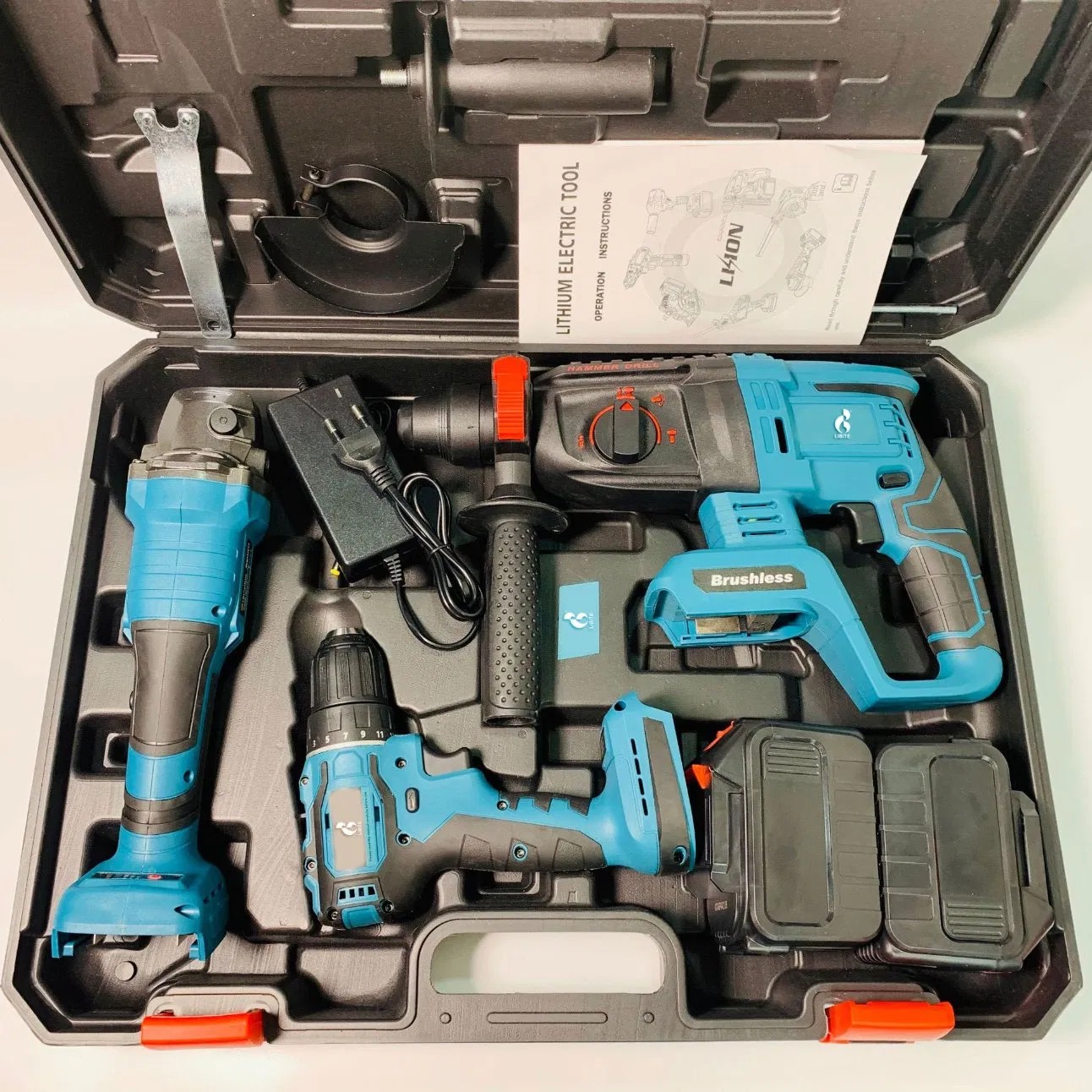 Elevate Your Craftsmanship with The Advanced Cordless Power Tool Combo Kit Equipped with High-Capacity Lithium Battery