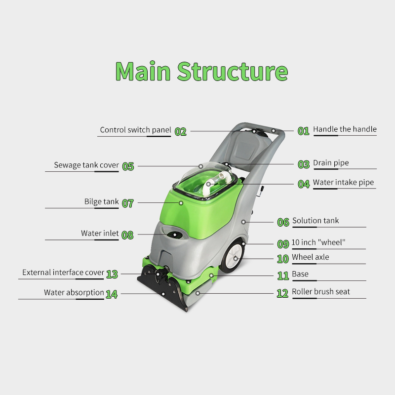 Commercial Three-in-One Carpet Cleaning Equipment Carpet Cleaning Machine