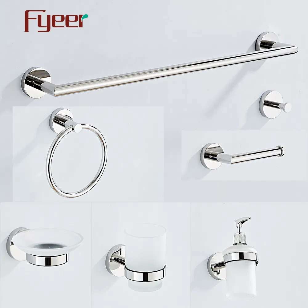 Комплект аксессуаров для ванной Fyeer хром