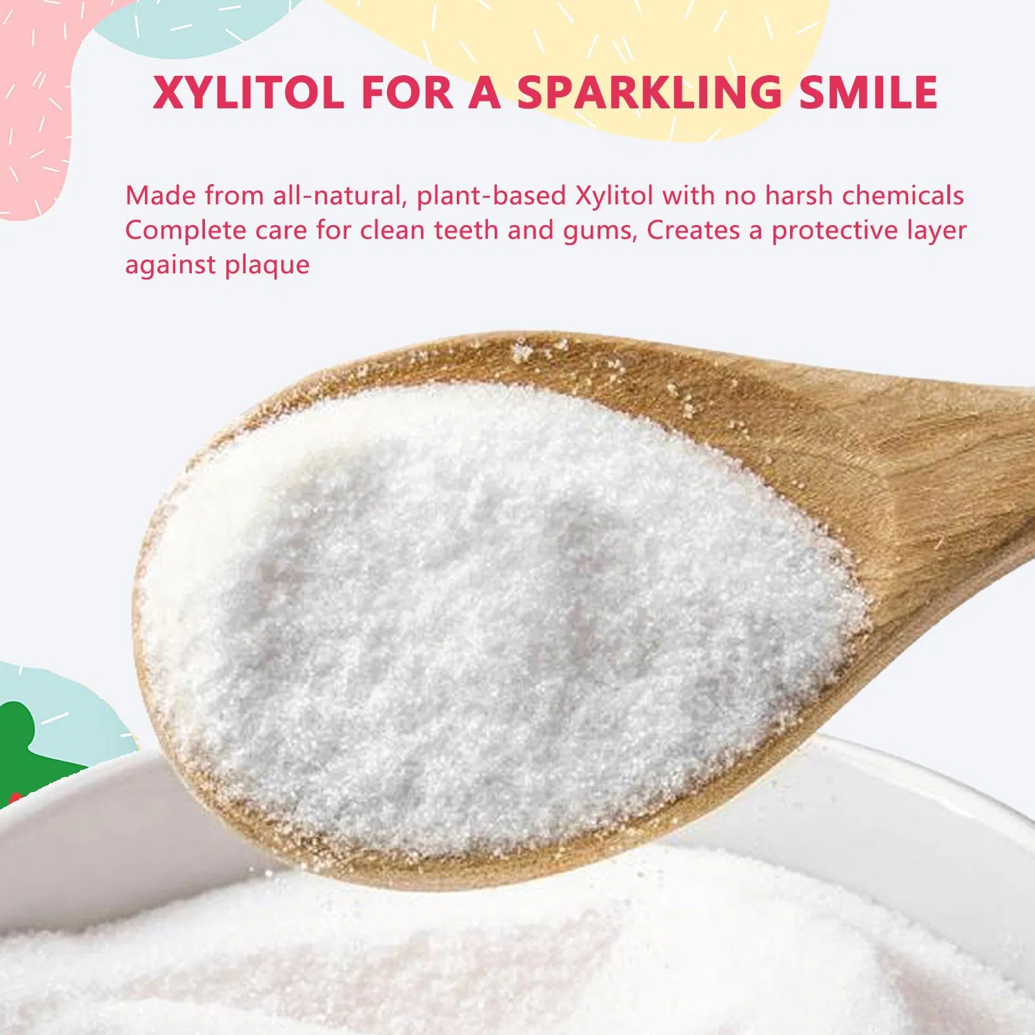 Dentoral Natural Strawberry Flavor Fluoride Free Oral Freshing Whitening Kids Toothpaste