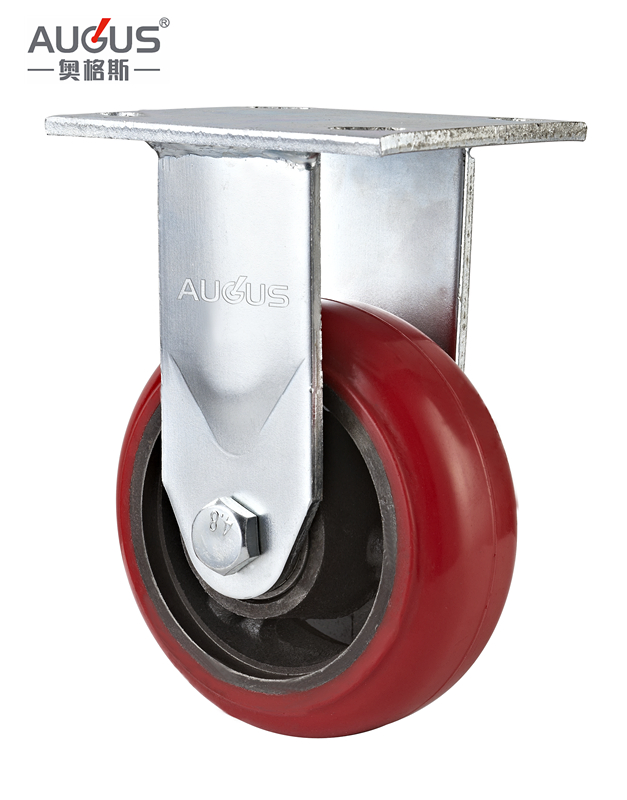 4 5 6 8 Inch Heavy Duty Caster Wheel PU Industrial Caster