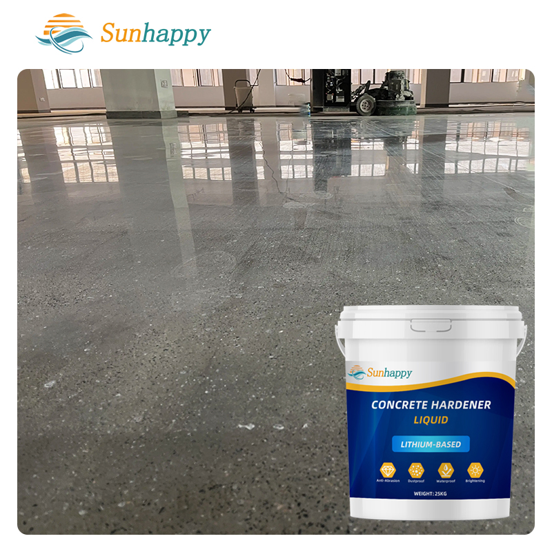 Lithium Cement Concrete Curing Agent Densifier Price High Hardness Wear Resistance Liquid Concrete Floor Hardener