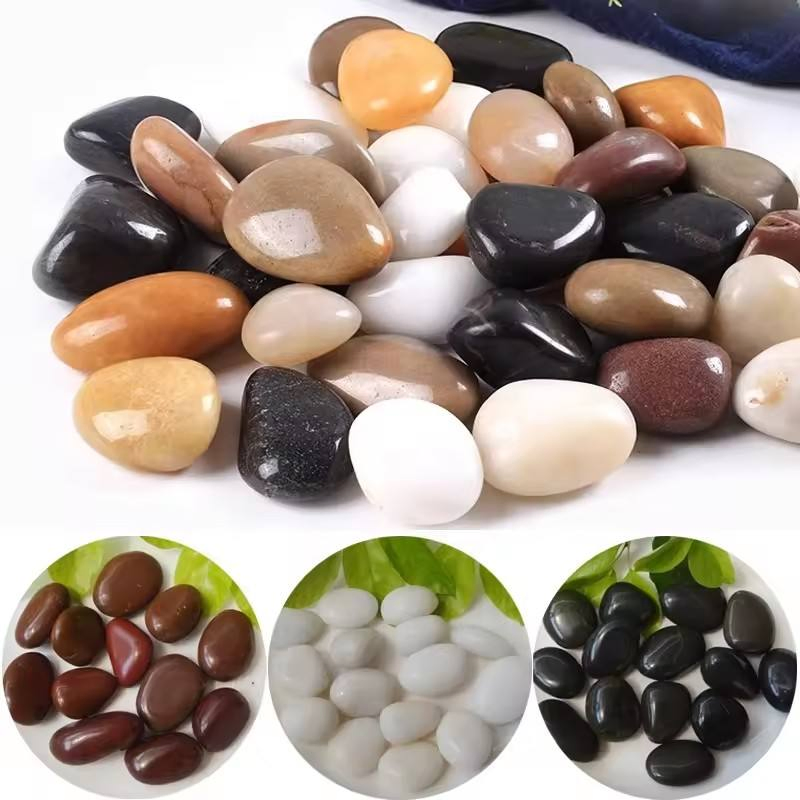 Natural Colorful Pebble Stones for Garden Pathways and Aquariums