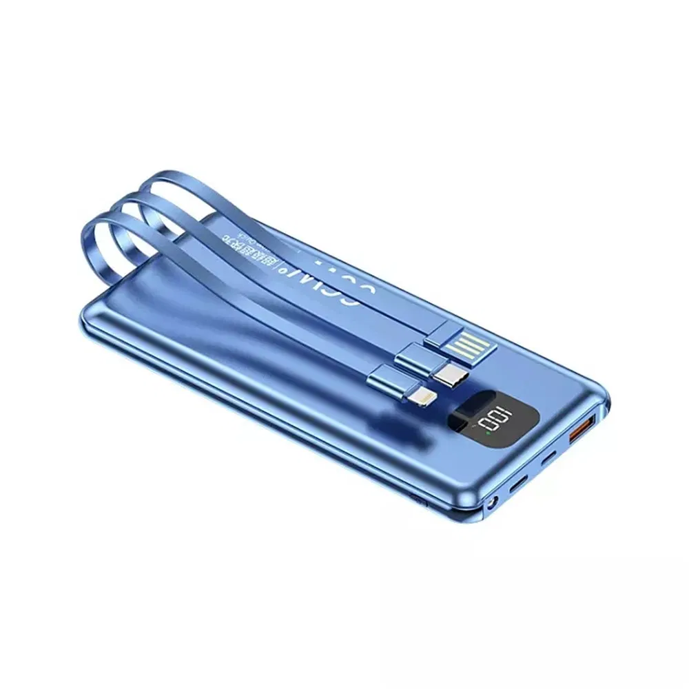 Повербанк Rt-U2 25000mAh со встроенными кабелями