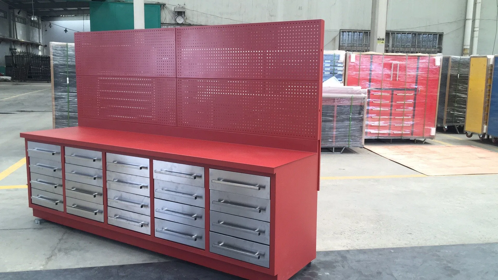 Tool Boxes Drawer Filling Storage Cabinets Steel Garage Workbench