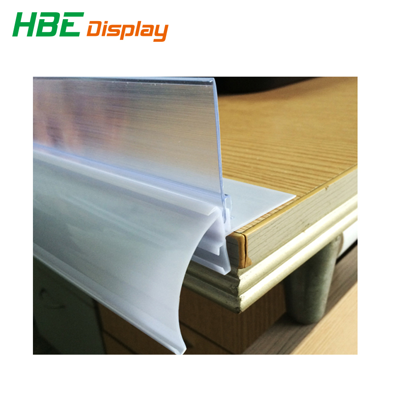 Supermarket PVC Plastic Pop Clips Advertising Holder for Promotion