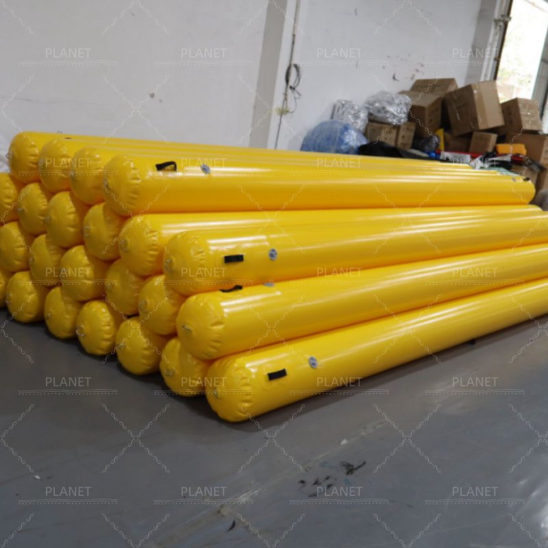 Factory Custom Floating Cylinder Buoys Race Maker Regatta Advertising Inflatable Swimming Buoy