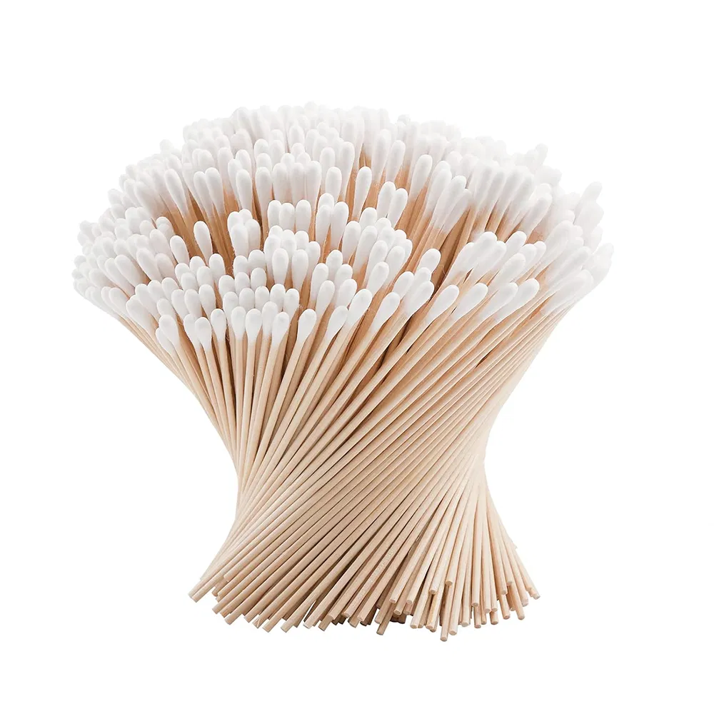Wholesale Cotton Buds Bamboo Stick Cotton Swabs Eco-Friendly Ear Swabs