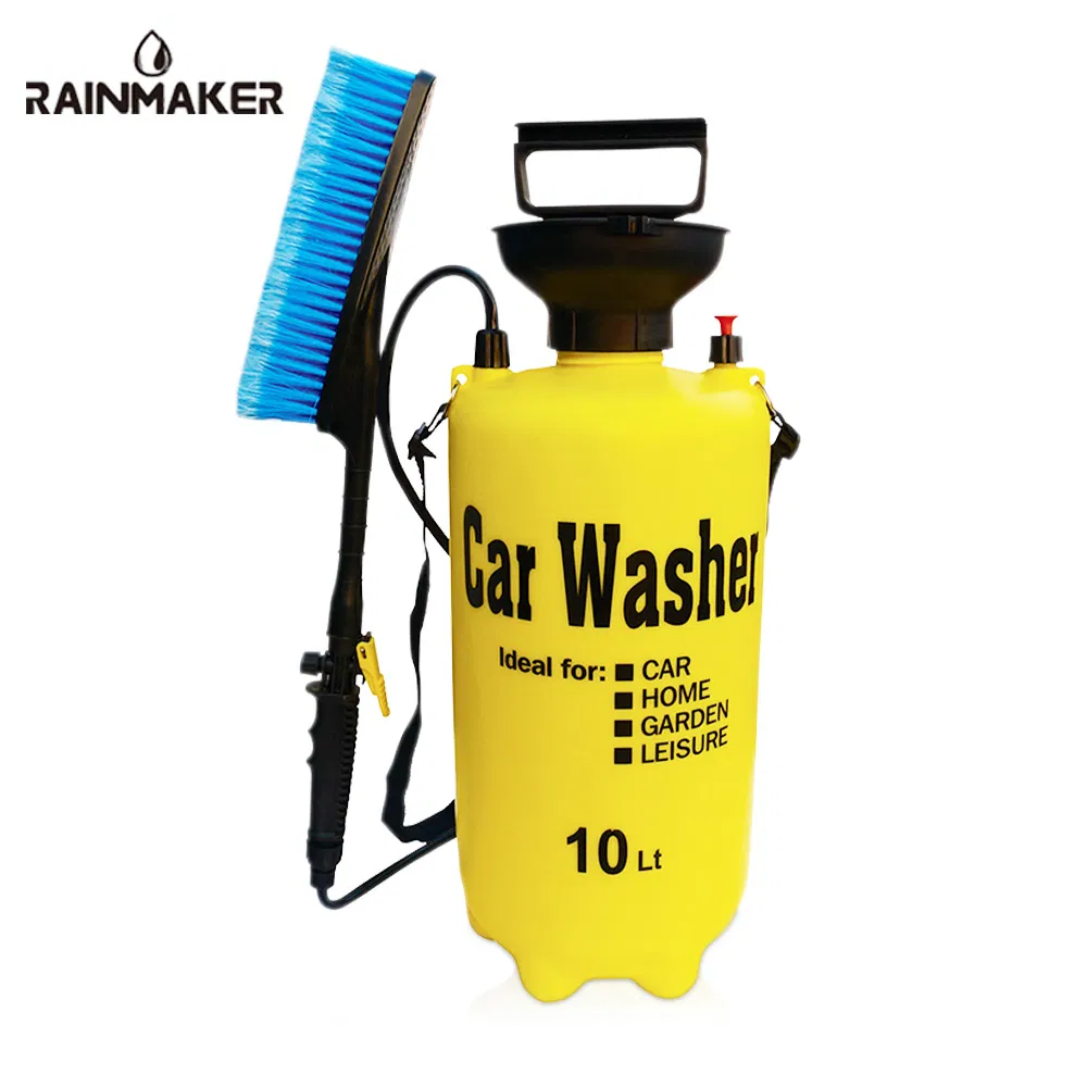 Rainmaker 10 Liter Plastic Portable Shoulder Manual Pump Car Washer