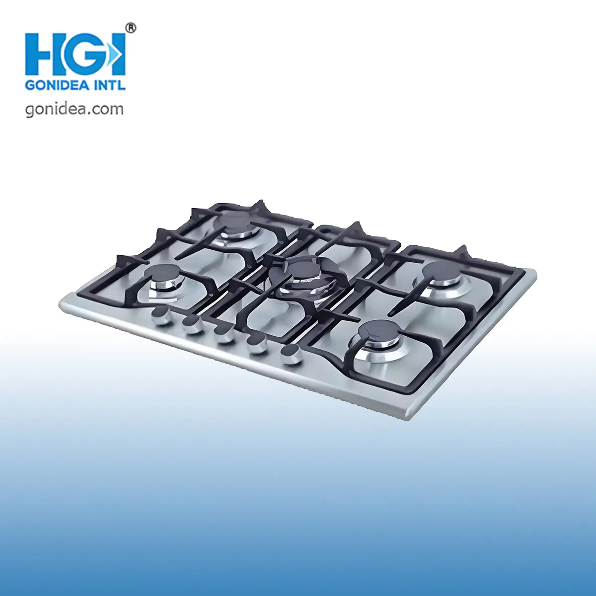 High Quality Good Fire Blue Flame 5 Burner Table Gas Stove Qg5z58tcw