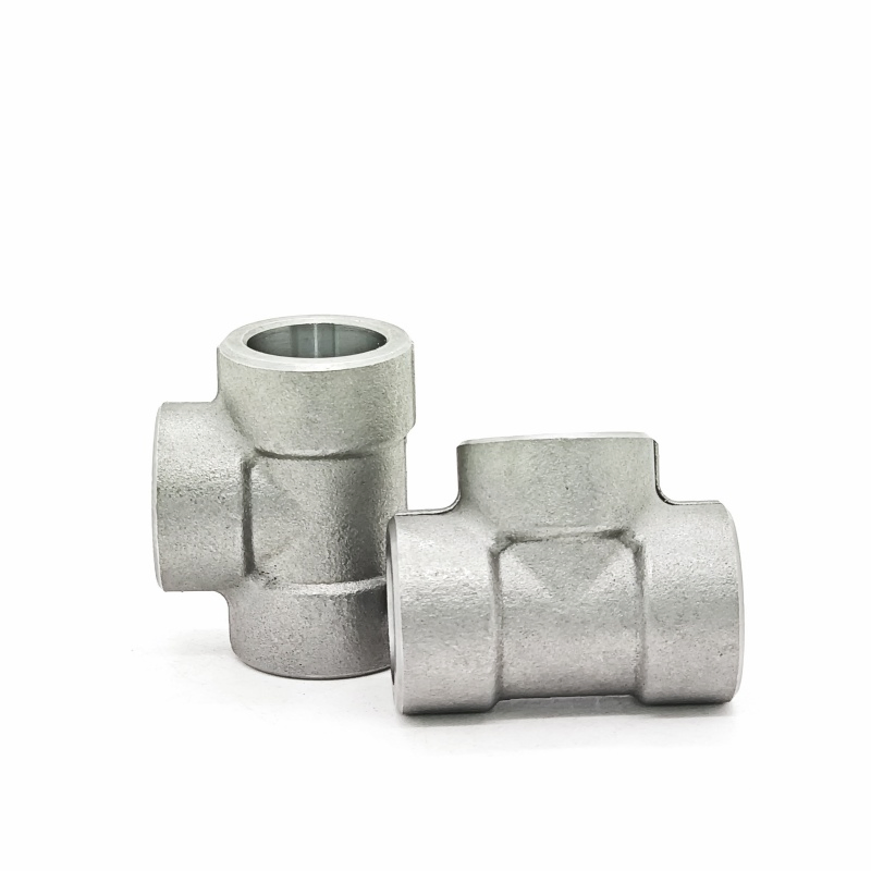 High Pressure Carbon Stainless Steel A105 Q235B 316L 304 Pipe Fittings Flange Tee