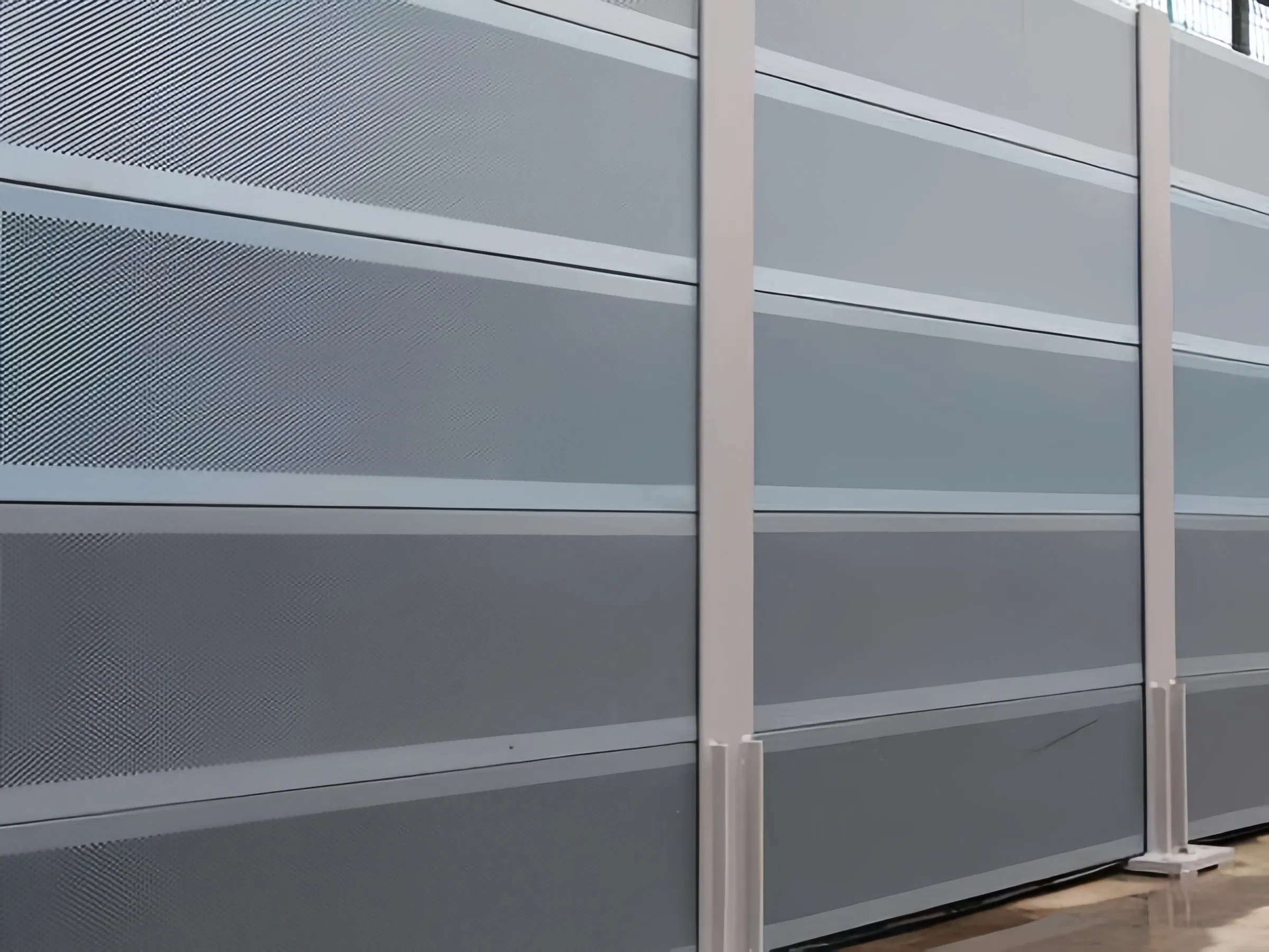 Galvanized Aluminum Noise Reduction Barrier Wall Panel for Highways