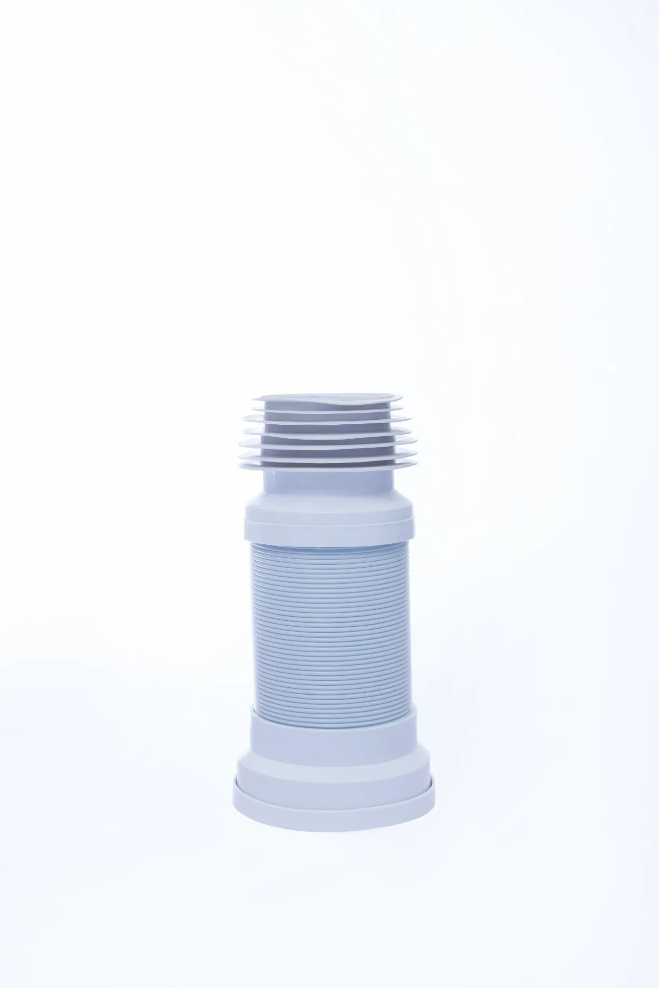 4'' Gloss White PP with Metal Connector Toilet Pan Connector-Bathroom Drainage Fitting