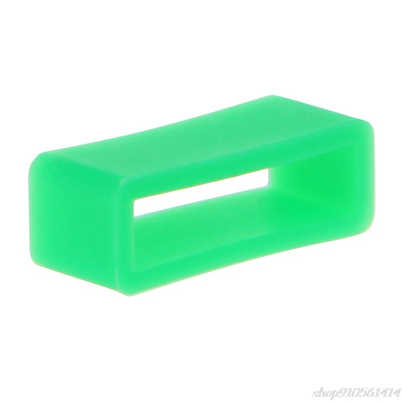 Silicone Anti-Fall Buckle Ring Loop Keeper Holder for Smart Watch